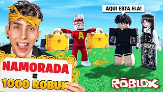 Paguei 1000 Robux pra ter uma Namorada no Roblox!