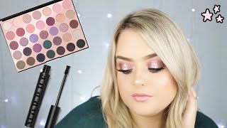 TRYING OUT THE MORPHE MAKE IT BIG MASCARA \u0026 35C EVERYDAY CHIC PALETTE! |Courtneyroshell