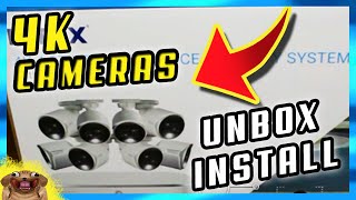 UNBOXING & INSTALL LOREX 4k NVR 8 Channel Security Camera System