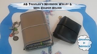 A6 Traveler’s Notebook Wallet \u0026 Mini Coupon Holder