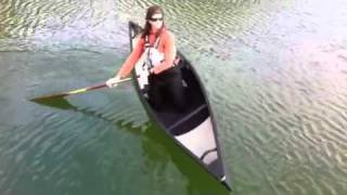 Freestyle canoeing maneuver: Christie