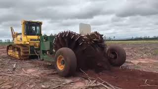 Komatsu 85 CX + Stump Extractor 2020