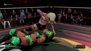 AAA - Sexy Star vs La Hiedra Lucha Libre Triple A WorldWide Mano A Mano Reina de Reinas WWE2K24