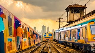 Awesome Mumbai EMU Local Trains Experience | Exclusive Coverage | Indian Trains