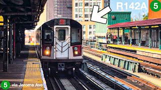 ᴴᴰ⁶⁰ NYC Subway: R142/A (5) Trains Running Via Jerome Avenue! (7/13/24)!