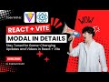Mastering Modals in React – Easy & Interactive  | Create an Eye-Catching Animated Modal in React.js!