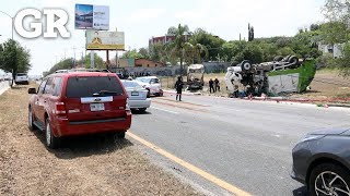 Deja carambola 1 muerto y 9 heridos