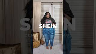 @SHEINOFFICIAL Curve+ denim try on now uploaded 👖😍