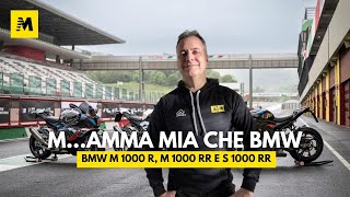 BMW M 1000 R, M 1000 RR e S 1000 RR: M...amma mia che BMW! || La nostra prova in pista (sull'acqua!)