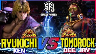 SF6 ▰ RYUKICHI (KEN) vs TOMOROCK (DEE JAY) ▰ HIGH LEVEL GAMEPLAY