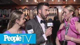 Emily Blunt Keeps Quiet About ‘A Quiet Place’ 2 & What Sandra Oh’s SAG Award Means To Her | PeopleTV