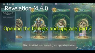 revelation m 4.0 ห้ามพลาด การเปิด และอัพเกรดของสะสม Opening the trinkets and upgrade 2