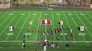 🎶 RMHS Marching Band at the 2022 New England Scholastic Band Association (NESBA) 4k Drone \u0026 Audio 🎶