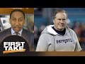 Stephen A. Smith believes Bill Belichick will stay with Patriots | First Take | ESPN