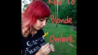 Red To Blonde Ombre Tutorial | Krissy FX