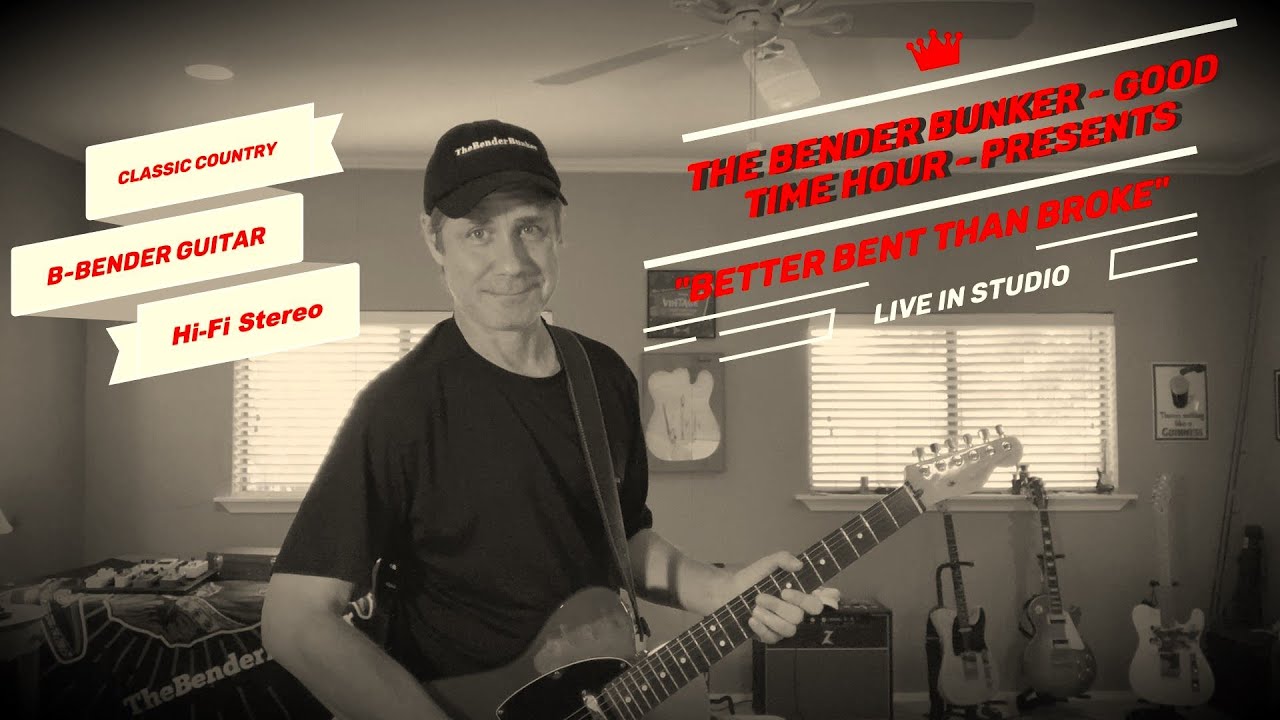 Classic Country B-bender Guitar - "Better Bent Than Broke" - YouTube