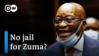 Former South African President Jacob Zuma delays jail term | DW News