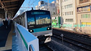 E233系2000番台 東マト19編成 各駅停車我孫子行き 金町駅発車