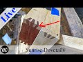 How To Cut A Sunrise Dovetail Joint By Hand