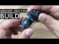 EASY COIL BUILD GEEKVAPE : ZEUS X RTA