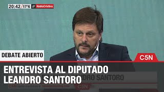 Leandro SANTORO: "Ya EXISTÍA un ACUERDO con el FMI. ALBERTO NO TRAJO al FONDO"