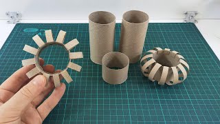 Stop Throwing Away Empty Toilet Paper Rolls - 3 Led Candle Holders - best out of waste