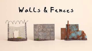 Walls & Fences | Simple Terrain for Tabletop Games | EN