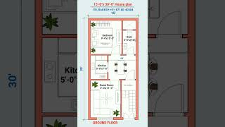 15x30 Small unique latest plan  #shorts #viralshorts #houseplan #house Latest Unique House plan