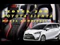 Pemasangan cover jok Toyota Sienta membuat interior semakin mewah #coverjoksienta #coverjokpremium