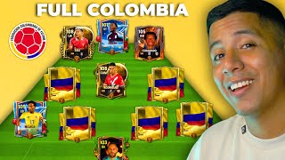 Construimos y usamos al MEJOR FULL COLOMBIA con sus MEJORES CARTAS en FC MOBILE