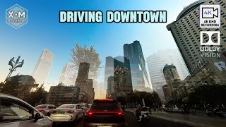 Kunming-Driving Downtown丨Weather in December丨Yunnan, China丨4K Dolby Vision