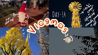 [vlogmas🎅🏻]Day-14رفتم یکی از بزرگ ترین کریسمس مارکت های توکیو Christmas market