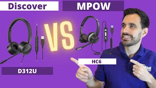 MPOW HC6 USB Headset vs Discover D312U USB Headset - LIVE MIC \u0026 SPEAKER TEST!