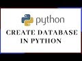 Python Tutorial How to create database in Python