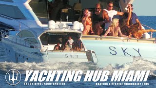 NOW, THIS IS A PARTY!! MIAMI YACHTING LIFESTYLE!! | HAULOVER INLET | YACHTING HUB MIAMI
