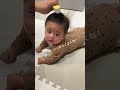 【お風呂上がり🛁*。】生後5ヶ月のドライヤーとブラシッング👶✨♯shorts