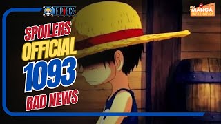 ONE PIECE 1093 official spoiler - BAD NEWS !!!