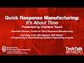 Quick Response Manufacturing: It’s About Time