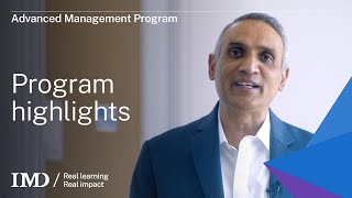 IMD's Advanced Management Program: Program highlights