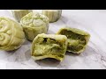 抹茶流心冰皮月餅｜matcha lava snow mooncake｜詳細比例教學