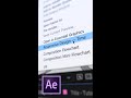 Responsive Design - Time in After Effects #Shorts