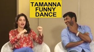 Vishal Making Fun With Tamanna | Tamanna Funny Dance | TFPC
