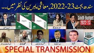 Special Transmission - Sindh Budget 2022-23 with Economic Analysts - GEO NEWS