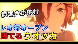 【ウマ娘】無課金でも勝てるレオ杯オープン用ウオッカ