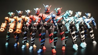 【 仮面ライダービルド】創動 君はどのフォームが好き？ 創動 BUILD1 で作れる全フォームからマイベストマッチを選んでみた。★食玩  Kamen Rider BUILD