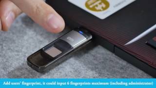 how to use DM fingerprint usb flash drives PD061 and PD065