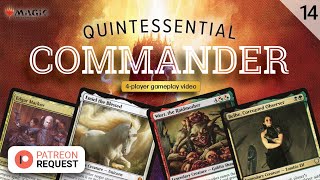 MTG Quintessential Commander #14 | Emiel vs Belbe vs Edgar Markov vs Wort | 4-player EDH gameplay