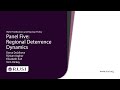 Panel Five: Regional Deterrence Dynamics | #UKPONI2021