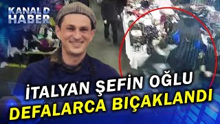 Dehşet Anları: Ünlü İtalyan Şefin 14 Yaşındaki Oğlu Pazarda Defalarca Bıçaklandı!