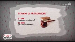 Attenti alla Parola - PRESCRIZIONE